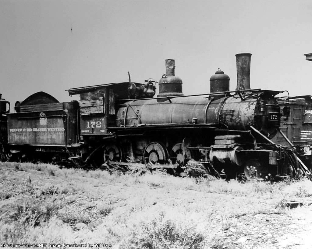 D&RGW 4-6-0 172